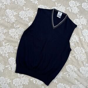 Hackett London 100% Merino Wool Sweater Vest – Fits Men’s Small